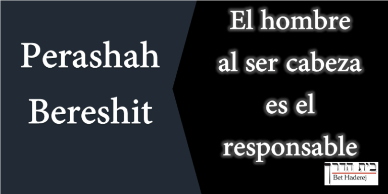 El hombre al ser la cabeza es el responsable