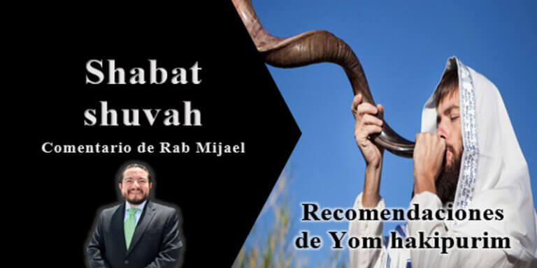 Recomendaciones de Yom hakipurim